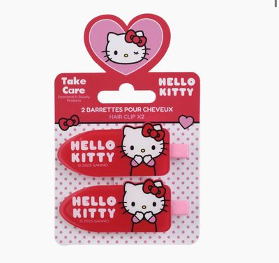 Set di 2 clip per capelli Hello Kitty