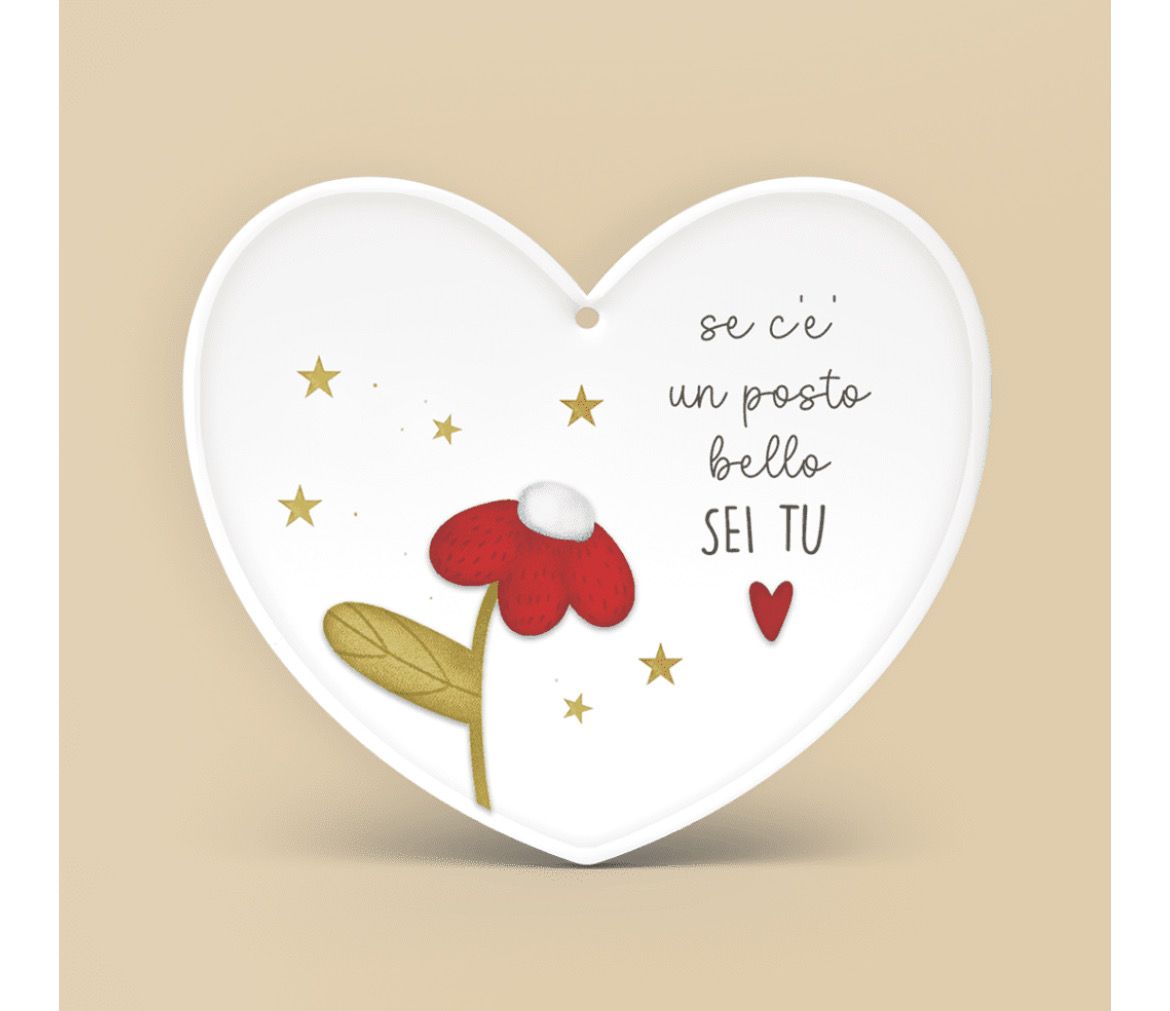 Calamita a forma di cuore - se c’è un posto bello sei tu