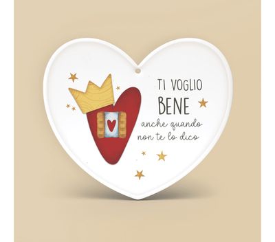 Calamita a forma di cuore - ti voglio bene