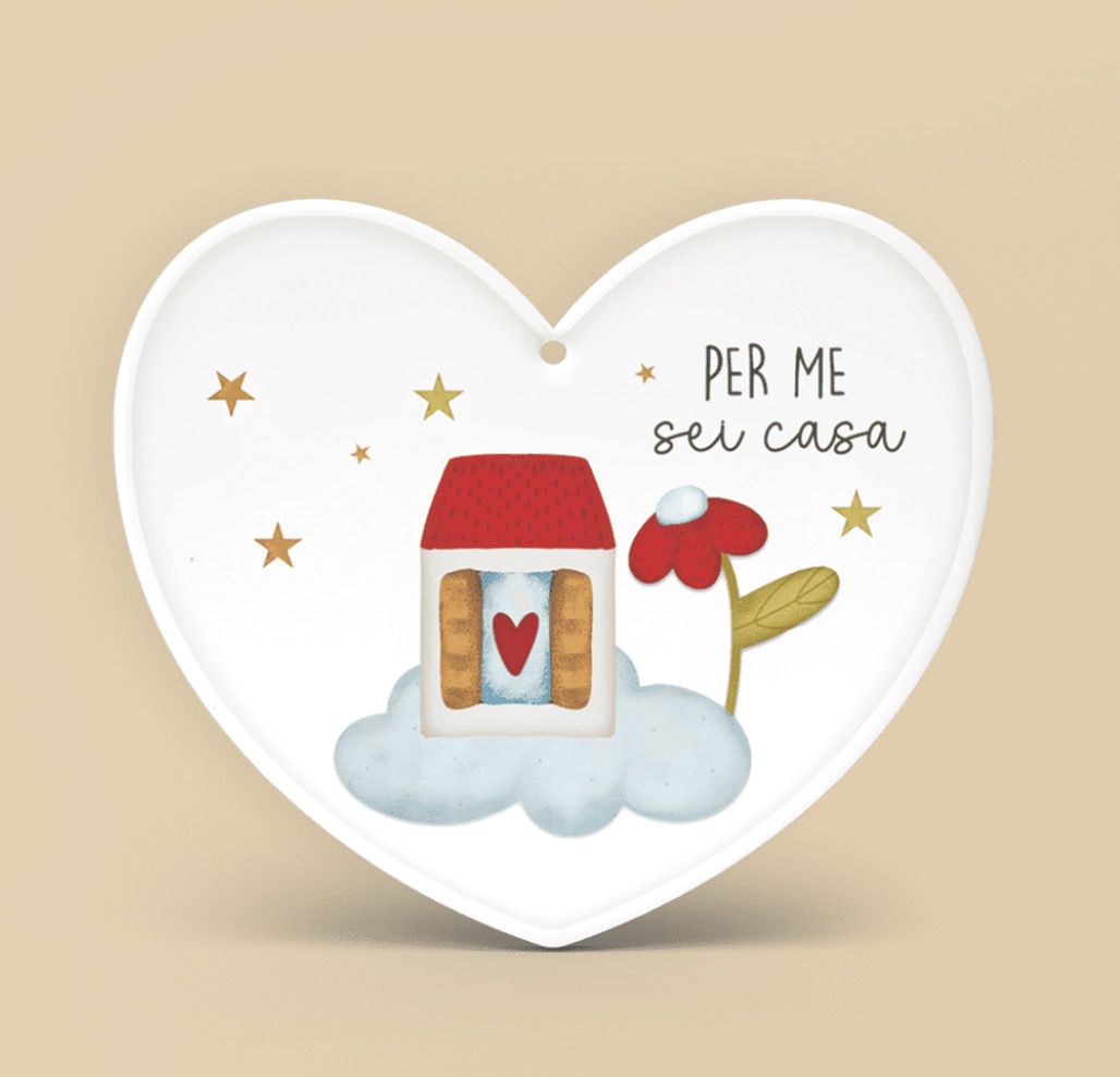 Calamita a forma di cuore - per me sei casa