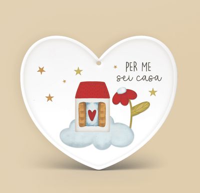 Calamita a forma di cuore - per me sei casa
