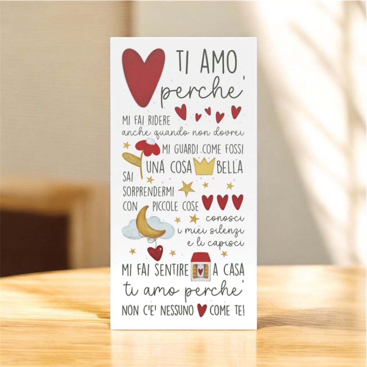 Tavola Ti amo perché