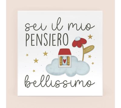 FORMELLA PICCOLA-sei il mio PENSIERO BELLISSIMO