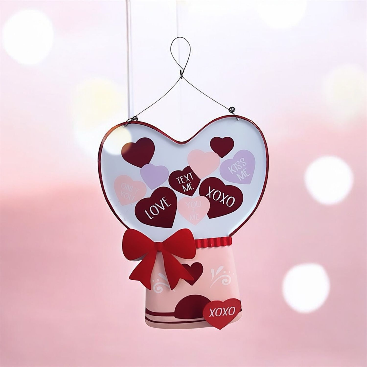 Decorazione metallo distributore caramelle