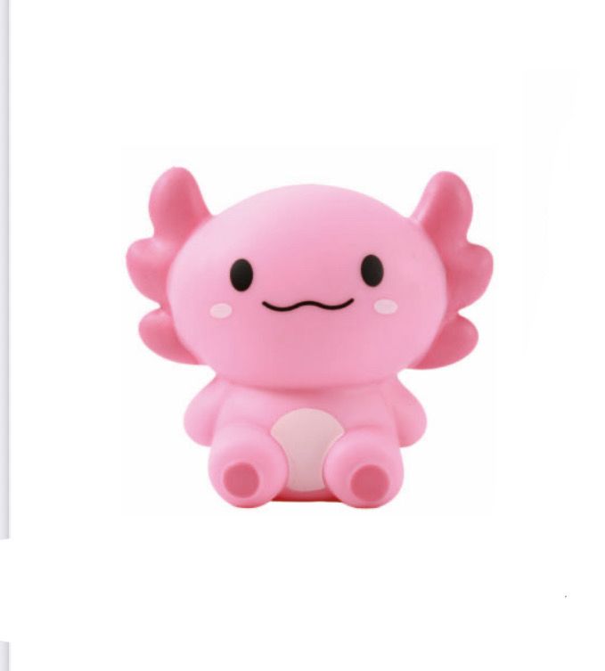 Pupazzetto Squeezy antistress axolotl