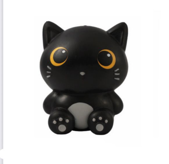 Pupazzetto Squeezy antistress gatto nero