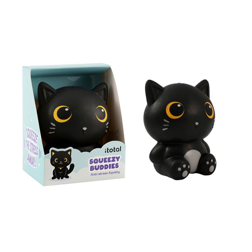 Pupazzetto Squeezy antistress Gatto nero