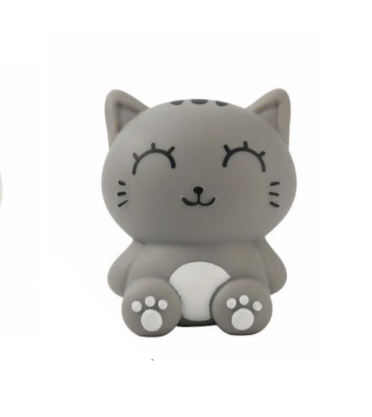 Pupazzetto Squeezy antistress gatto grigio