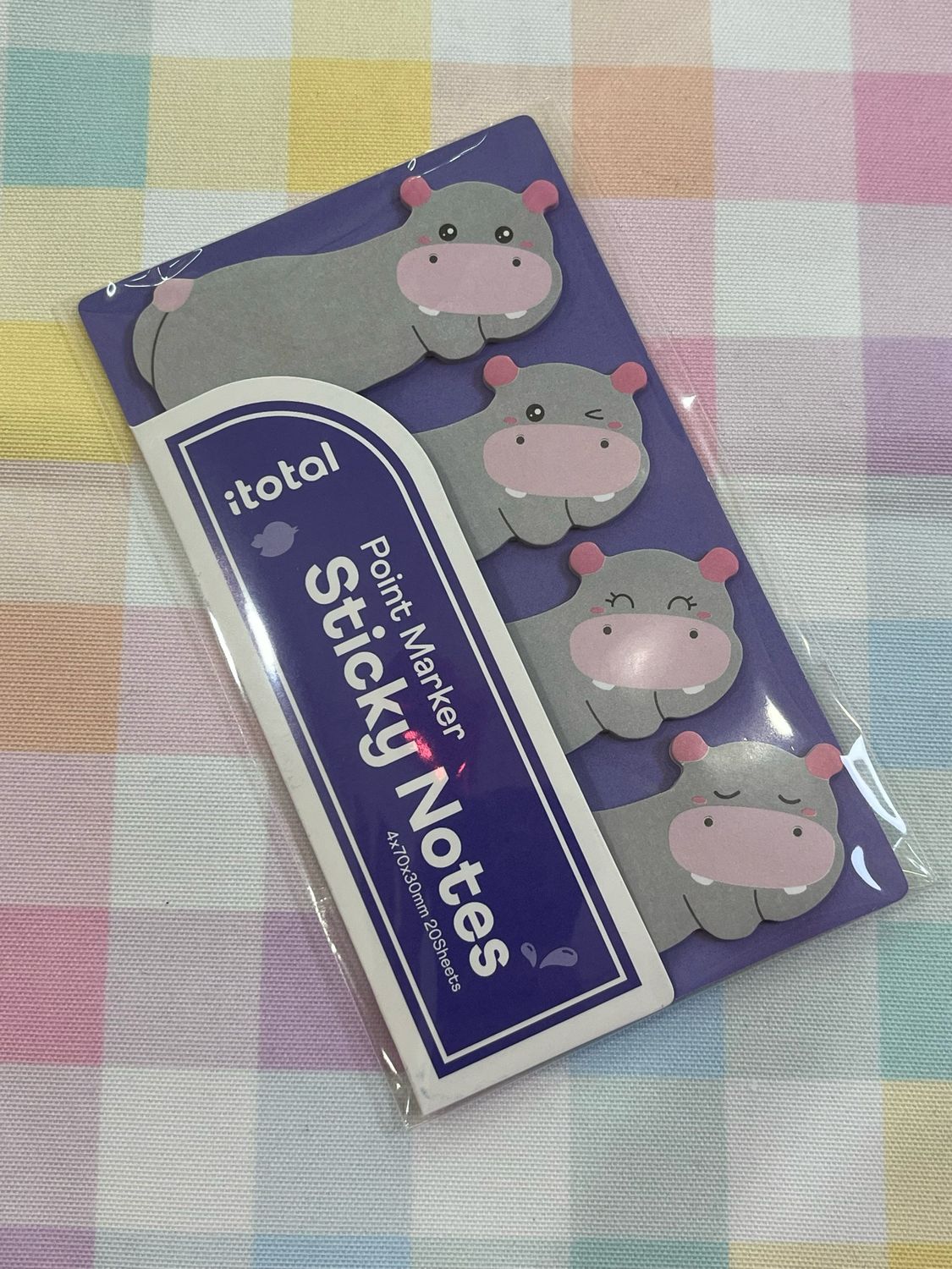 Sticky Notes Point Marker grandi ippopotamo