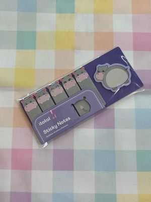 Sticky Notes Point Marker piccoli e grande ippopotamo