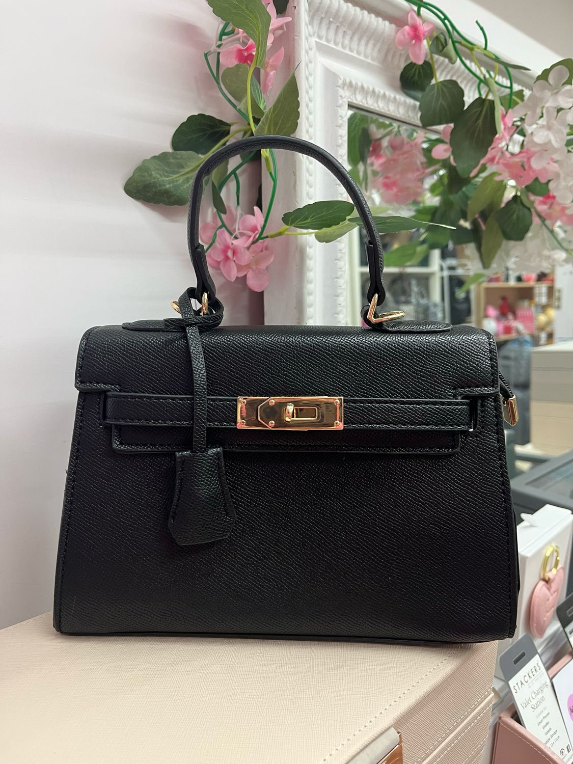 Borsa in ecopelle Kendall nera