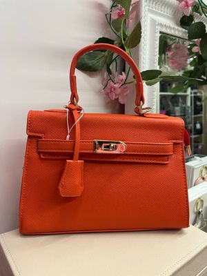 Borsa in ecopelle Kendall arancio
