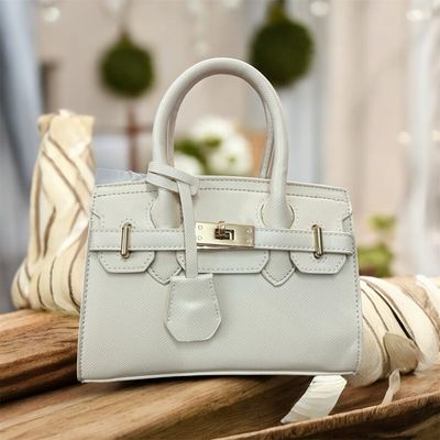 Borsa in ecopelle Charlotte panna