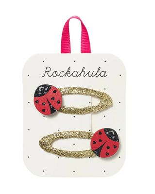 Set 2 Mollette Clic Clac coccinelle rosse