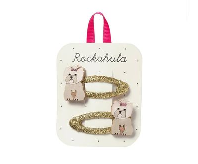 Set 2 Mollette Clic Clac cagnolino Yorkshire