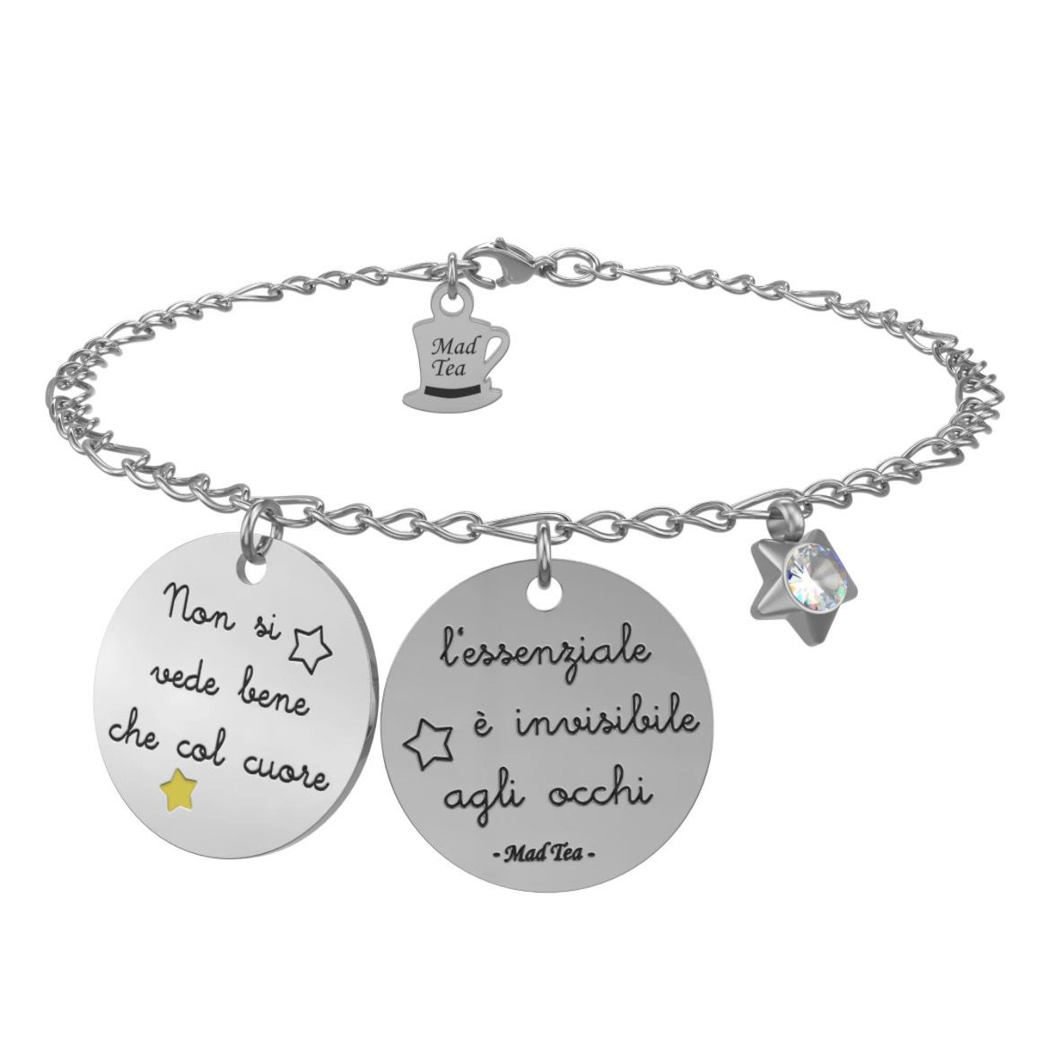 Bracciale Mad Tea Piccolo Principe L’essenziale è invisibile agli occhi PPB007
