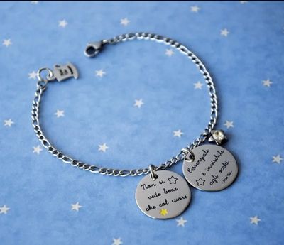 Bracciale Mad Tea Piccolo Principe L’essenziale è invisibile agli occhi PPB007