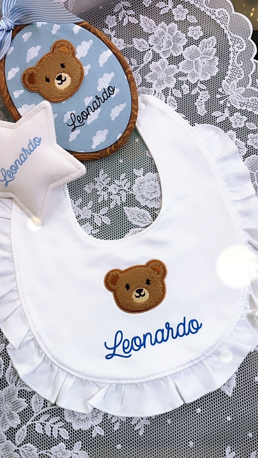 Bavaglino orsetto personalizzato