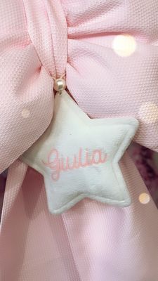 Stellina decorativa bianca personalizzata