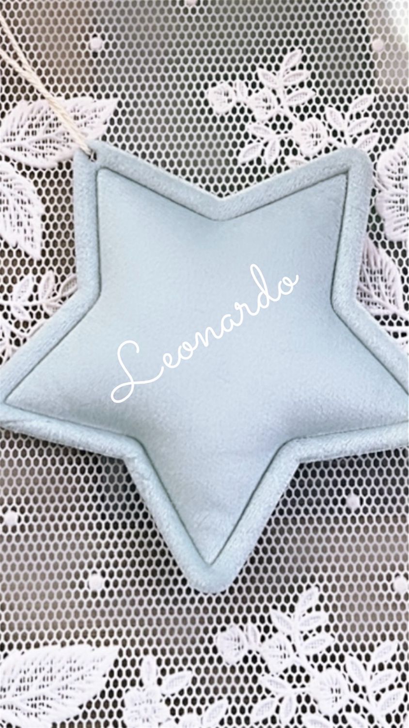 Stellina decorativa celeste personalizzata
