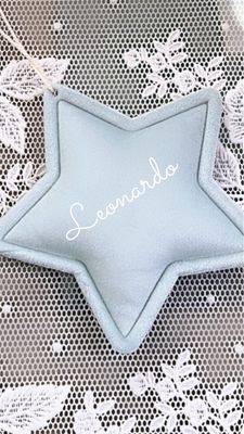 Stellina decorativa celeste personalizzata