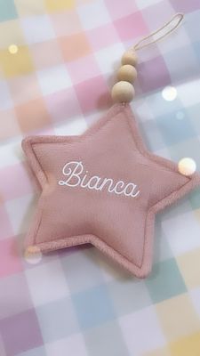 Stellina decorativa rosa personalizzata
