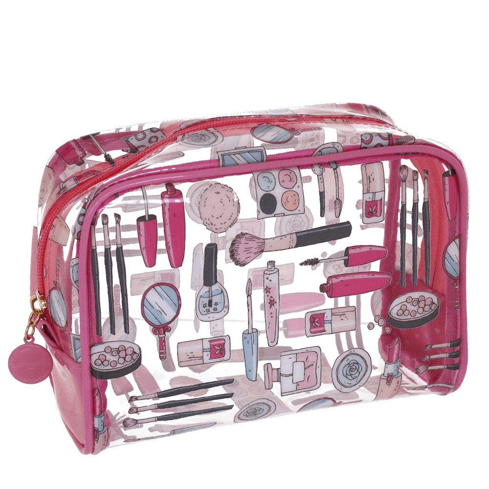 NECESSAIRE M CRISTAL KISS&amp;GO ROSA Camomilla Milano 22671