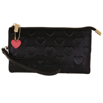 BUSTA PORTAFOGLIO YES LOVE NERO Camomilla Milano 24871