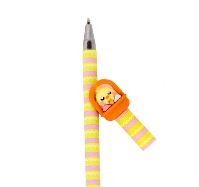 Penna cancellabile Pasqua pulcino in cestino Mr Wonderful