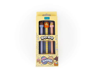 Set 3 penne cancellabili Mr Wonderful soggetti Pasqua
