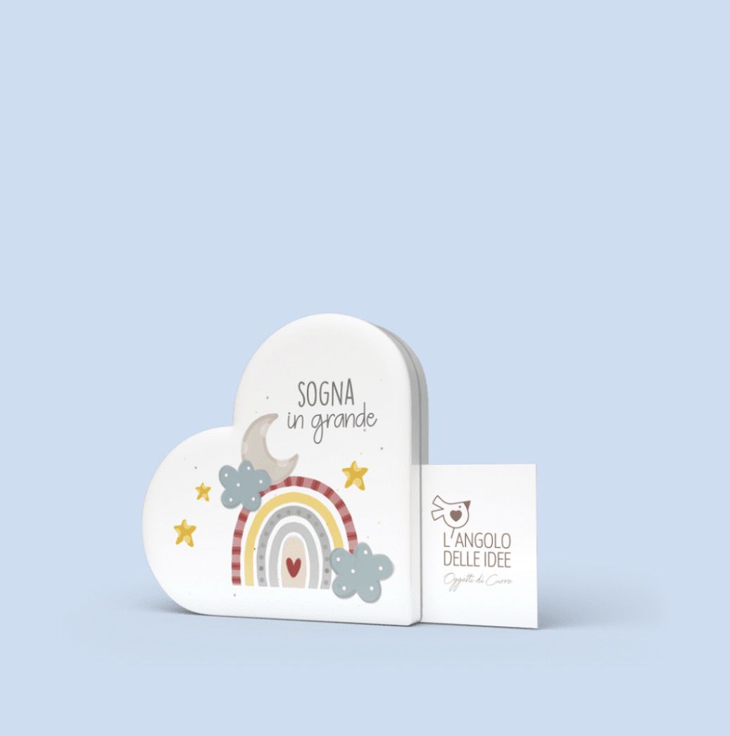 QUADRO PORTARICORDI CUORE - sogna in grande