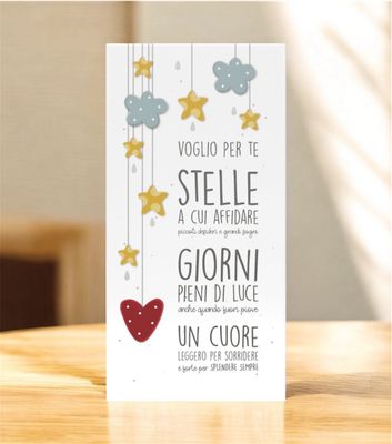 Tavola voglio per te stelle a cui affidare piccoli desideri