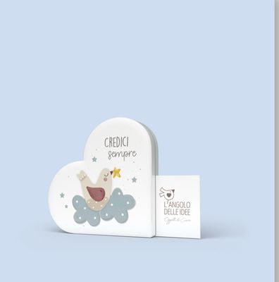 QUADRO PORTARICORDI CUORE -credici sempre