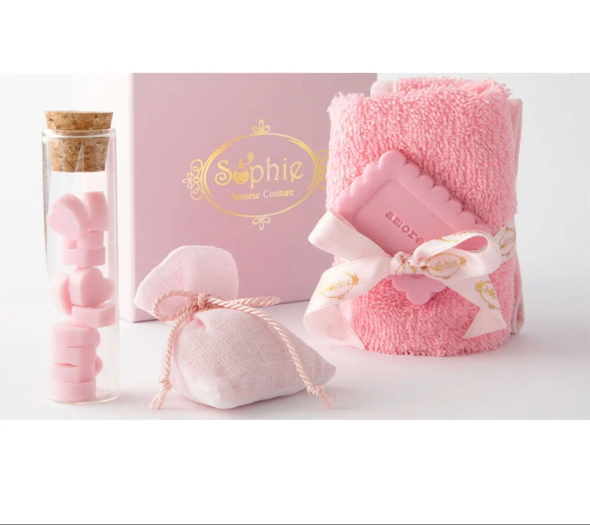 Box regalo lavette ampolla a saponetta biscotto