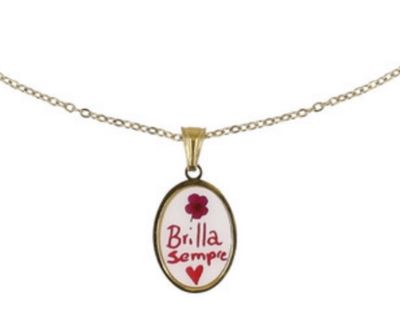 Catenina cameo ovale Brilla sempre