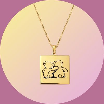 Catenina con medaglietta orsetti