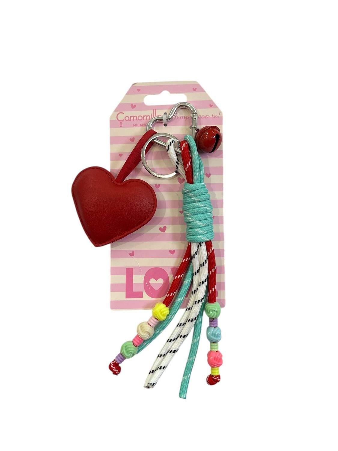 Portachiavi Heart Rosso Camomilla Milano 26645