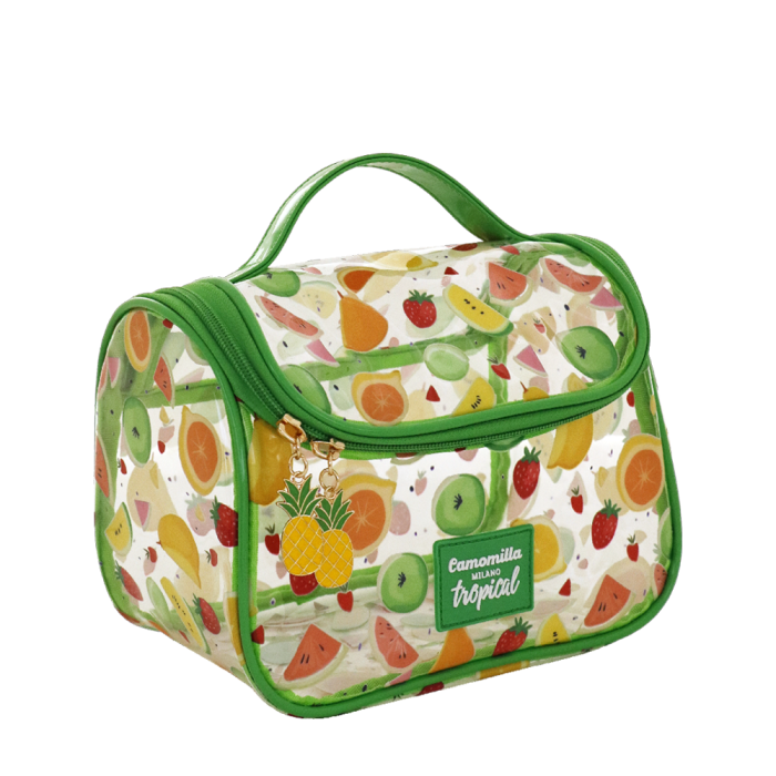 TRAVEL BAG TROPICAL JUICE VERDE Camomilla Milano 22097