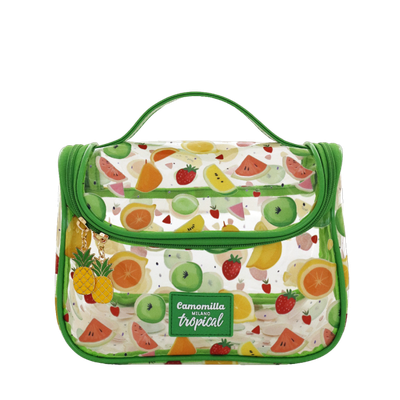 TRAVEL BAG TROPICAL JUICE VERDE Camomilla Milano 22097