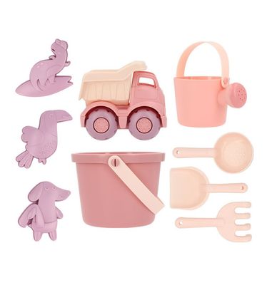 Set giochi da Spiaggia Monneka toni rosa
