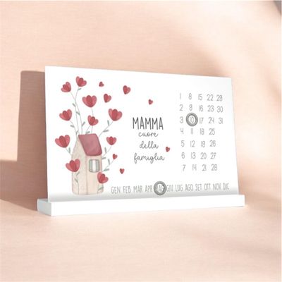 Calendario perpetuo Mamma cuore della famiglia