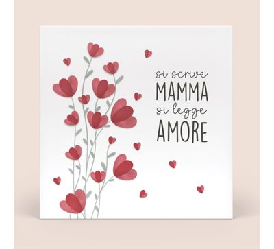 FORMELLA PICCOLA - Si scrive Mamma si legge amore