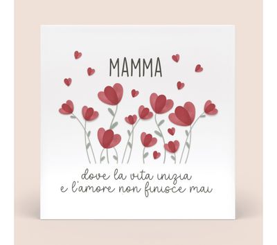 FORMELLA GRANDE - Mamma, dove la vita inizia e l’amore non finisce mai
