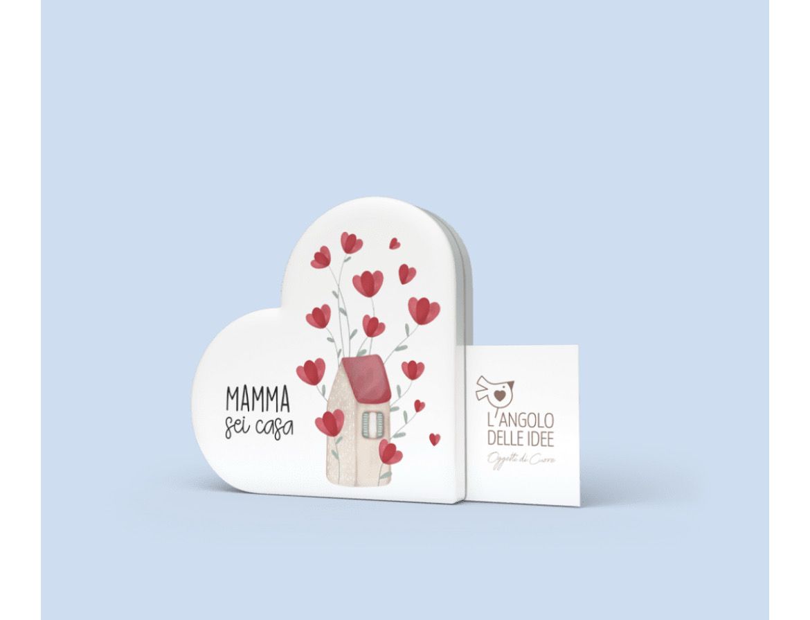 QUADRO PORTARICORDI CUORE - Mamma sei Casa