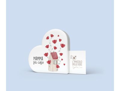 QUADRO PORTARICORDI CUORE - Mamma sei Casa
