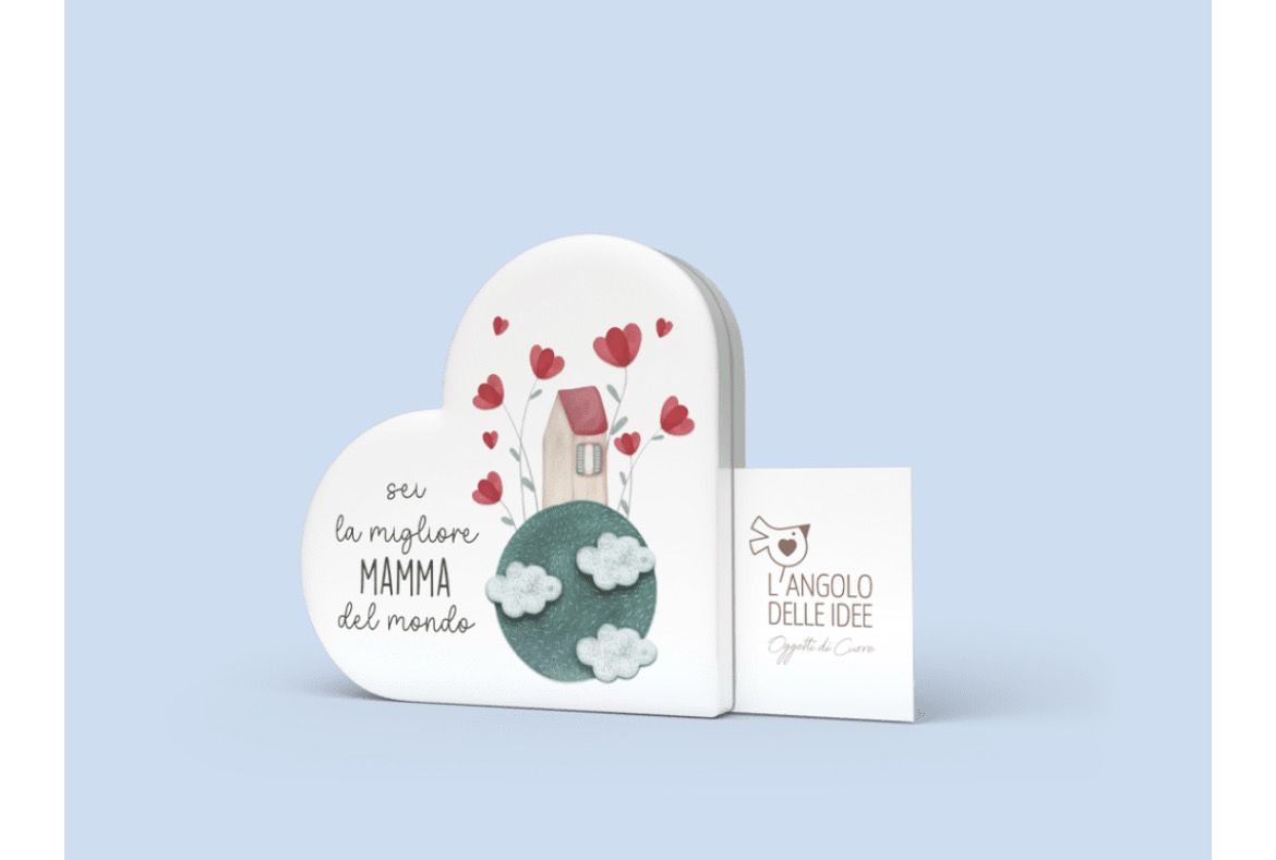 QUADRO PORTARICORDI CUORE - Sei la mamma migliore del mondo