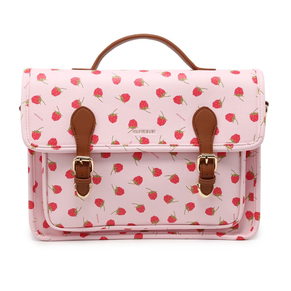 Cartella giorno lamponi fondo rosa Naj-Oleari cod. 61482