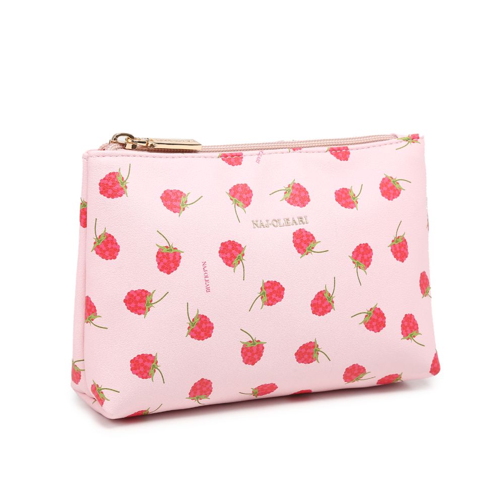 Necessaire Naj-Oleari lamponi fondo rosa
