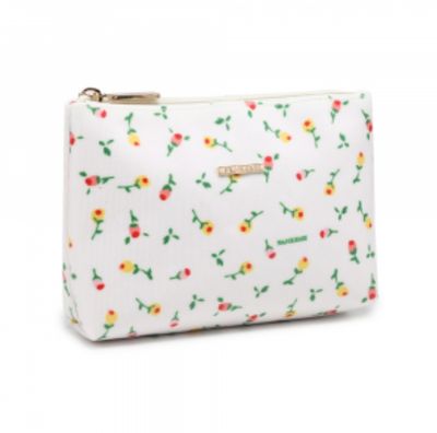 Necessaire Naj-Oleari fiorellini fondo bianco