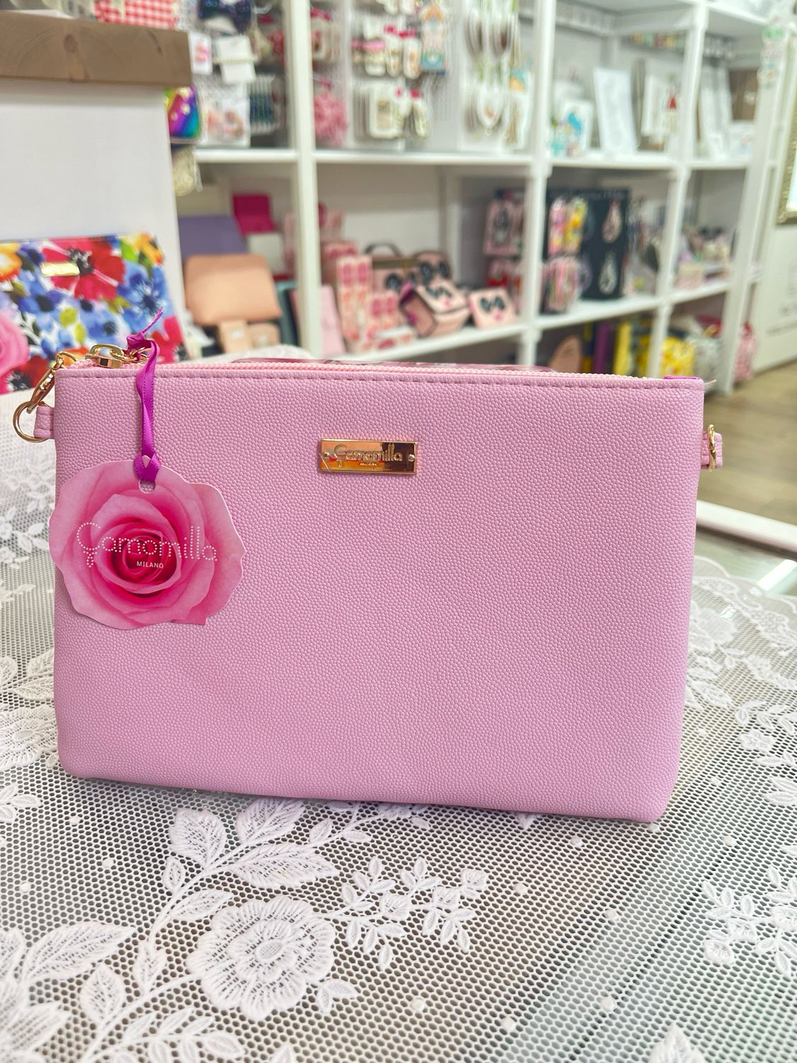 Tracollina piatta Camomilla Milano rosa candy 24644